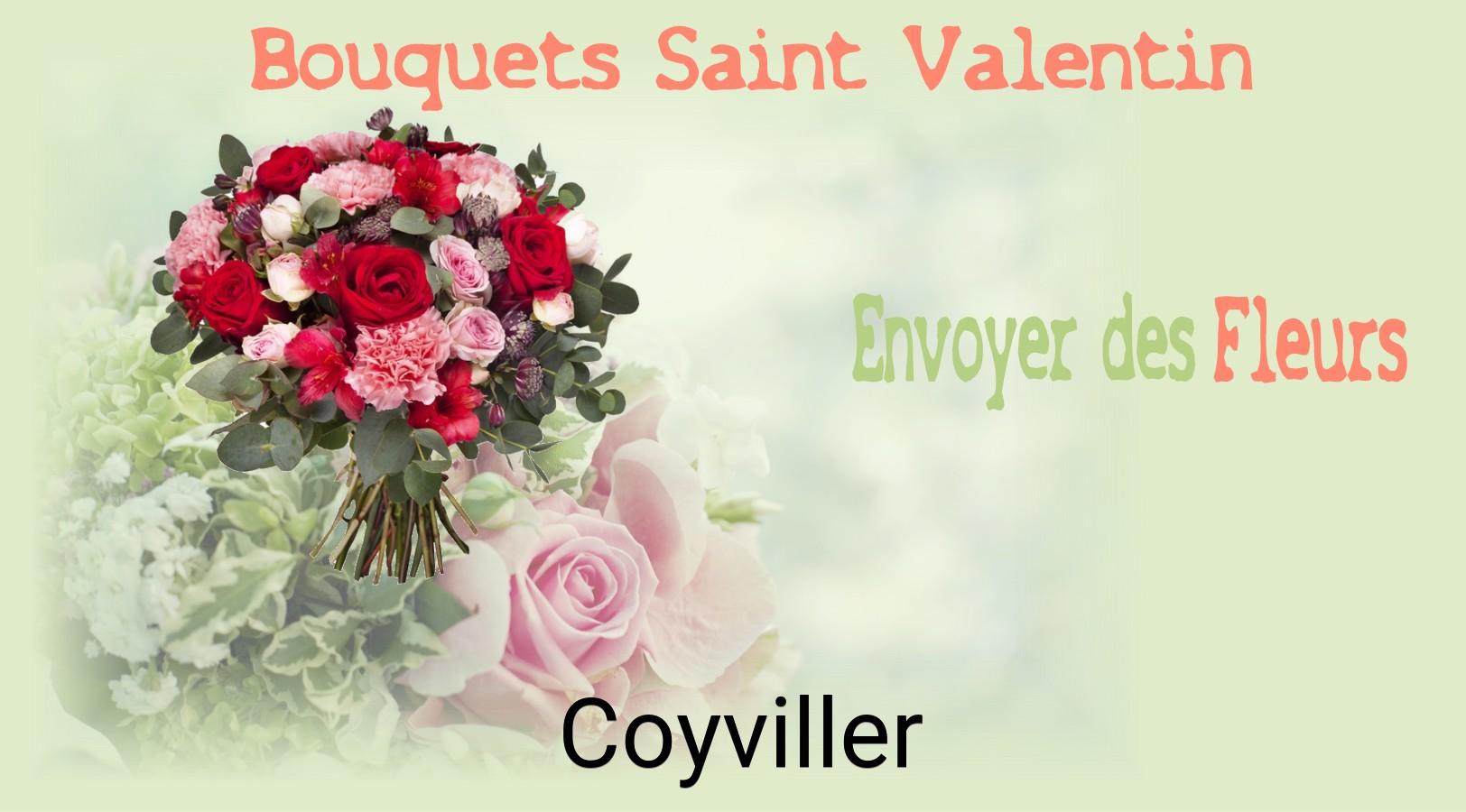 Roses de Saint-Valentin livrées à Coyviller